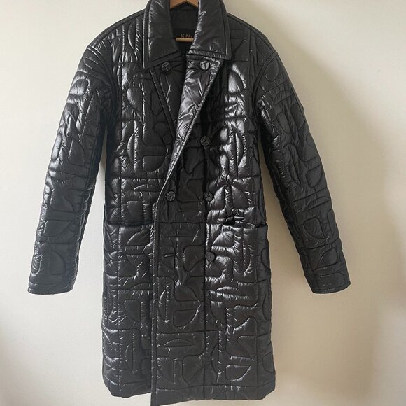 Mooseknuckles X Telfar Monogrammed Peacoat - Picture 1 of 4